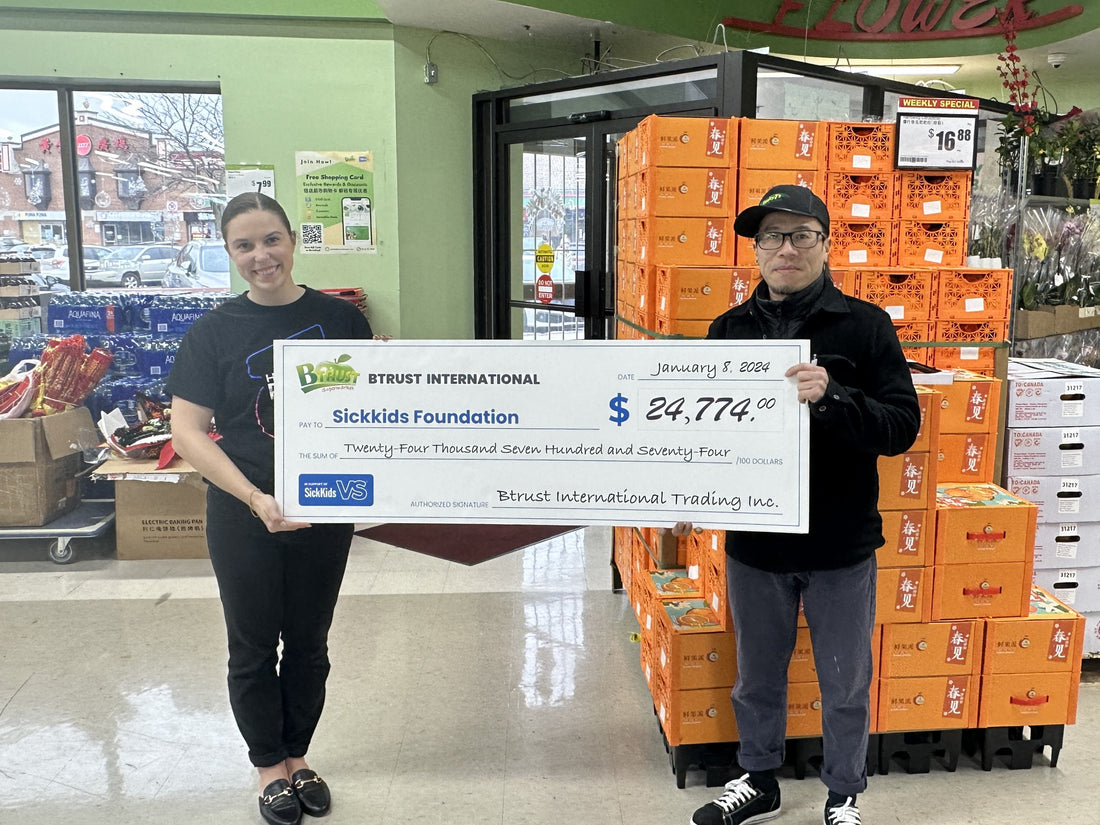 Btrust Supermarket Donates $24,774 to SickKids Foundation